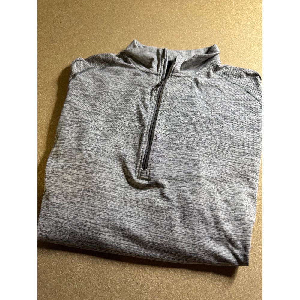 Lululemon Metal Vent Tech 1/2 Zip 2.0 Mens XL Grey Heather Pullover Long‎ Sleeve